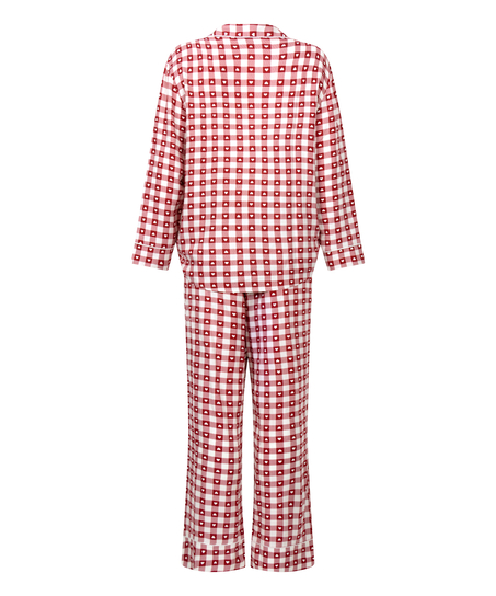Pyjama en sergé, Rouge