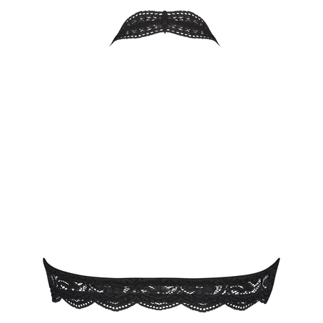 Brassière Halter Lace, Noir