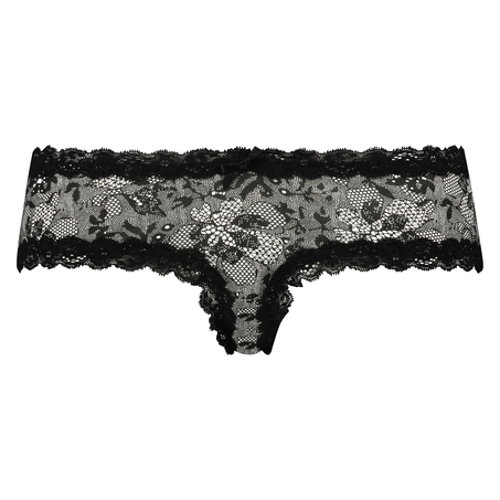 Slip brésilien V-shape, Noir