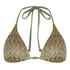 Haut de bikini triangle Cali, Vert