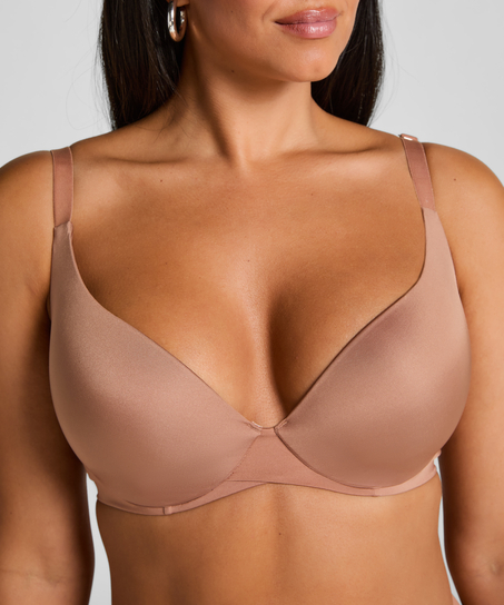Soutien-gorge à armatures préformé Smooth, Marron