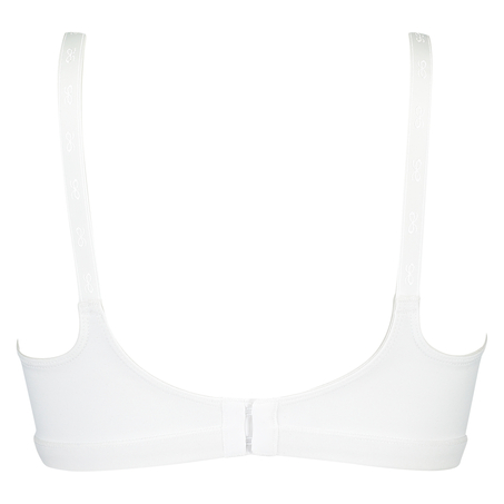 Soutien-gorge sans armature non-préformé, Blanc