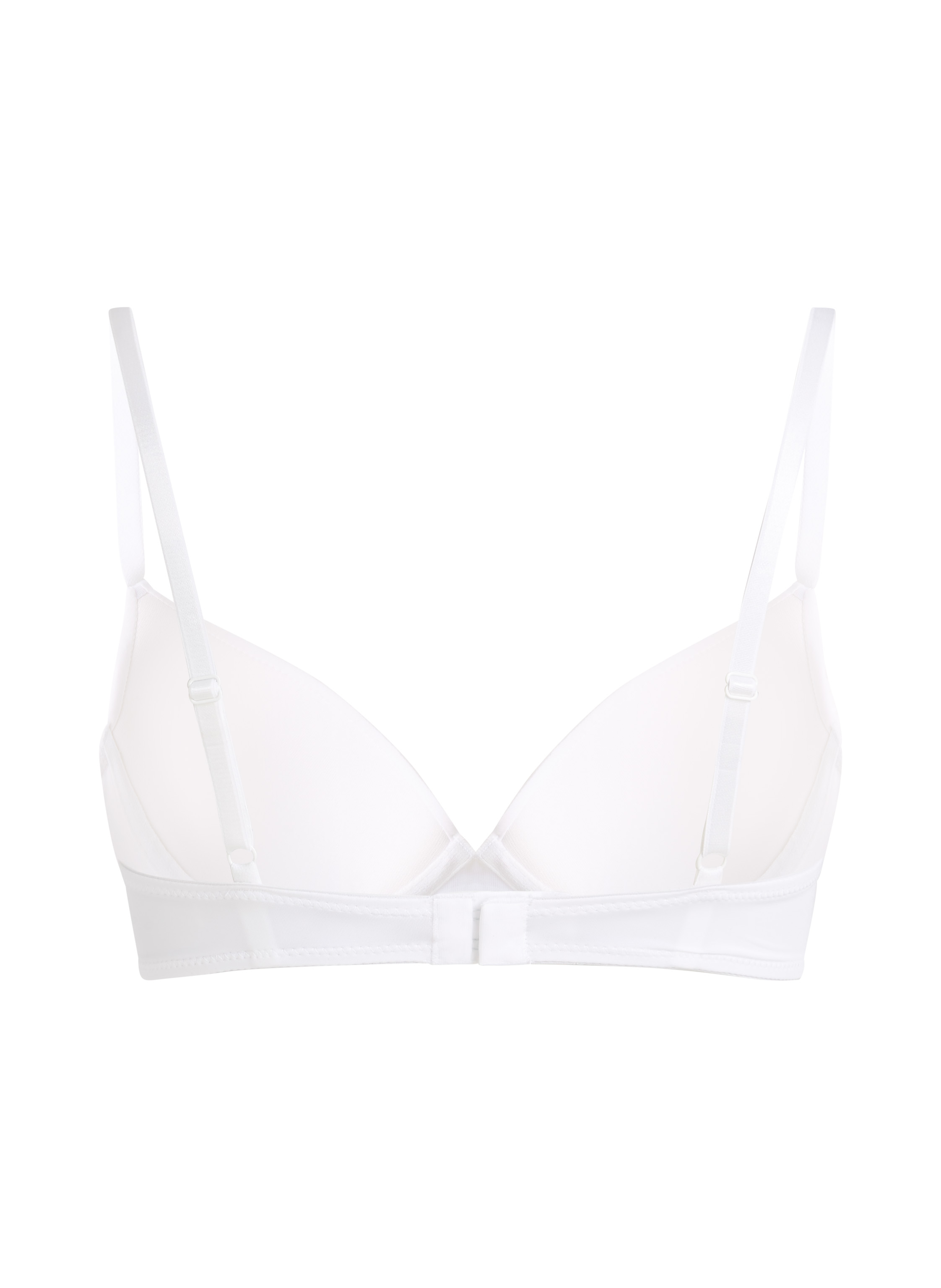 Soutien-gorge &agrave; armatures pr&eacute;form&eacute; Plunge, Blanc, main