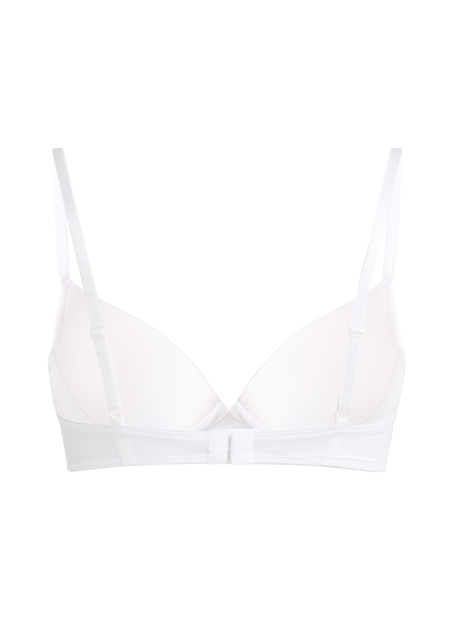 Soutien-gorge &agrave; armatures pr&eacute;form&eacute; Plunge, Blanc