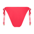 Slip de Bikini Échancrés Doha, Rouge
