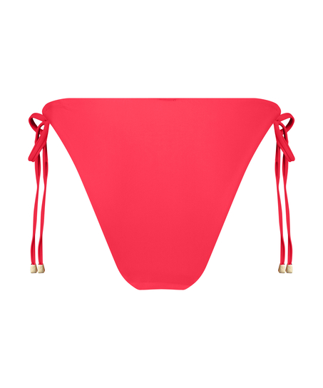 Slip de Bikini Échancrés Doha, Rouge