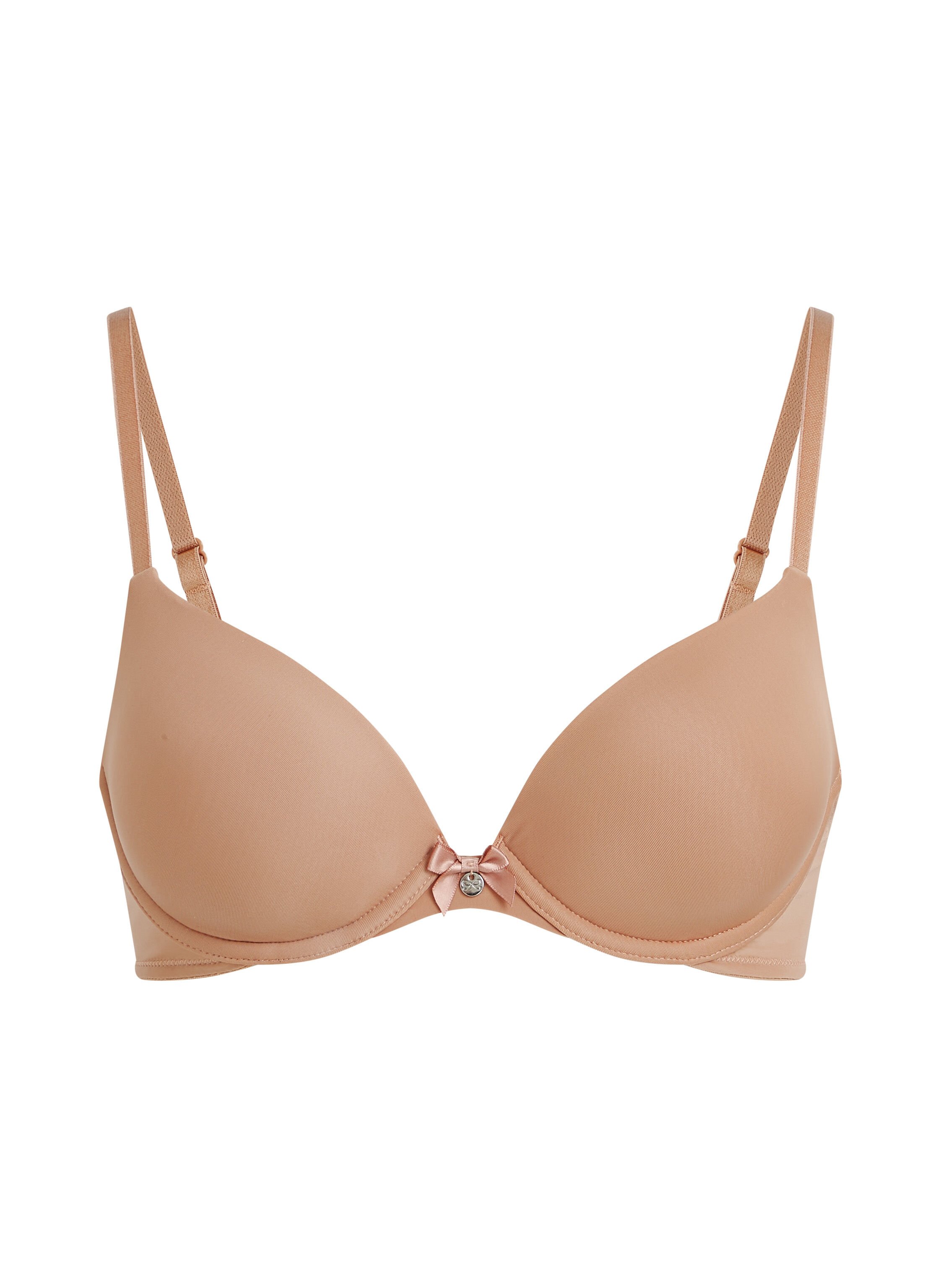 Soutien-gorge &agrave; armatures pr&eacute;form&eacute; Plunge, Marron