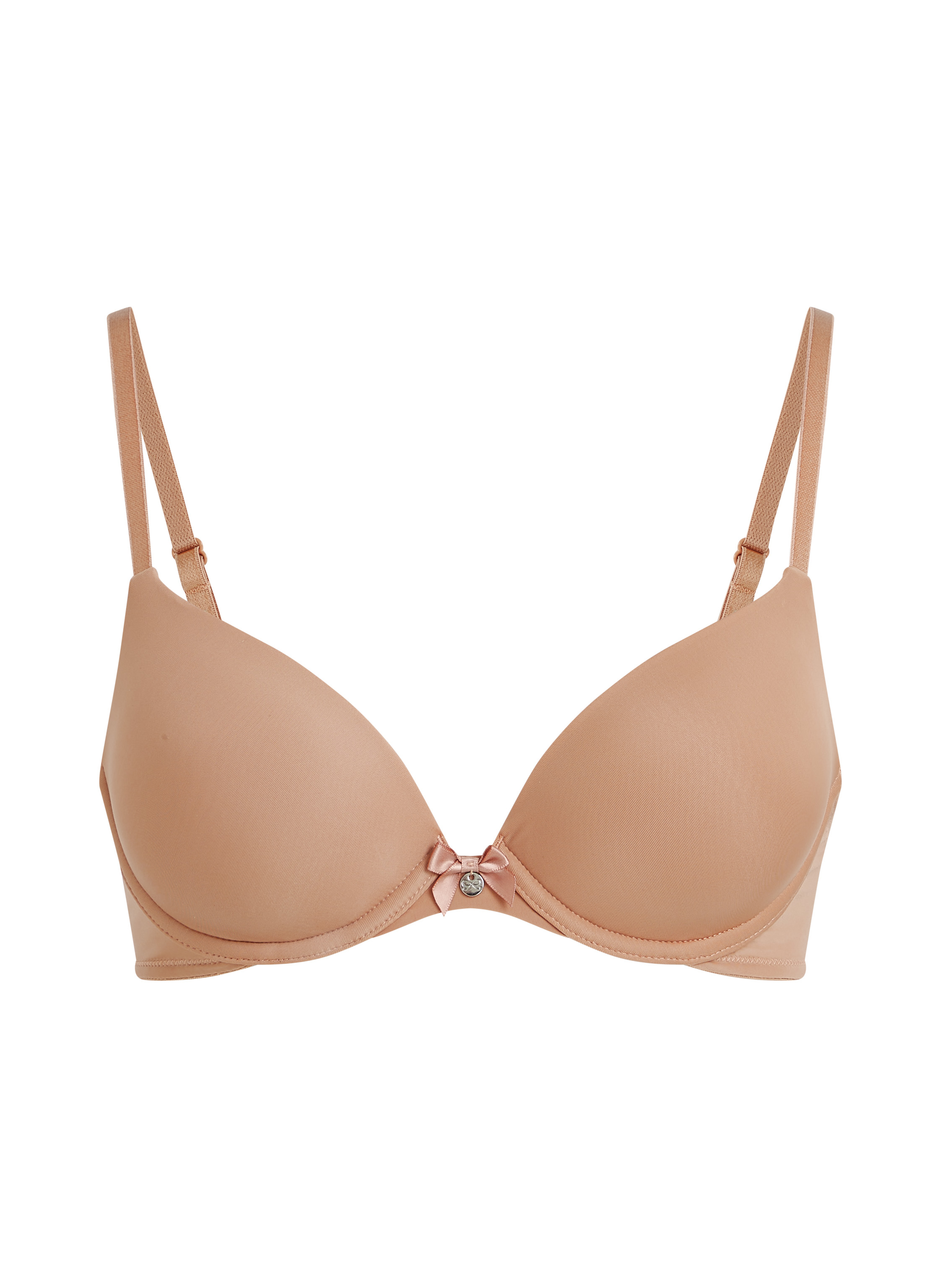 Soutien-gorge à armatures préformé Plunge, Marron, main