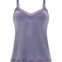 Camisole velours Dentelle, Violet