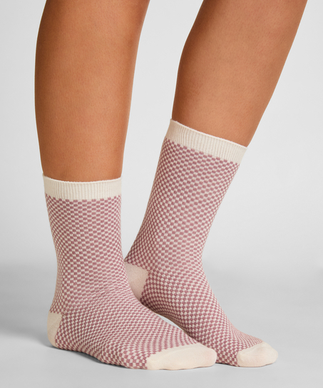 Chaussettes courtes en modal, Violet