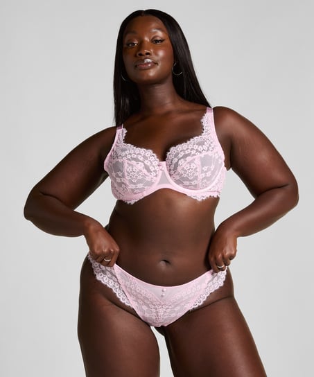 Slip br&eacute;silien Daisy, Rose