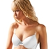 Bretelles de soutien-gorge transparentes, Blanc