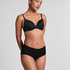 Superslip midi coton, Noir