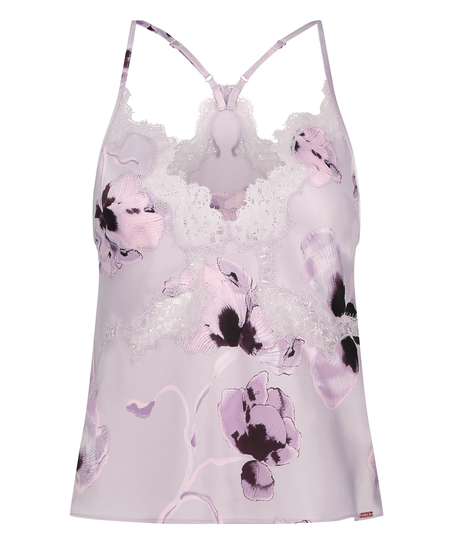Cami top Satin, Violet