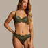 Soutien-gorge rembourré à armatures Hannako, Vert