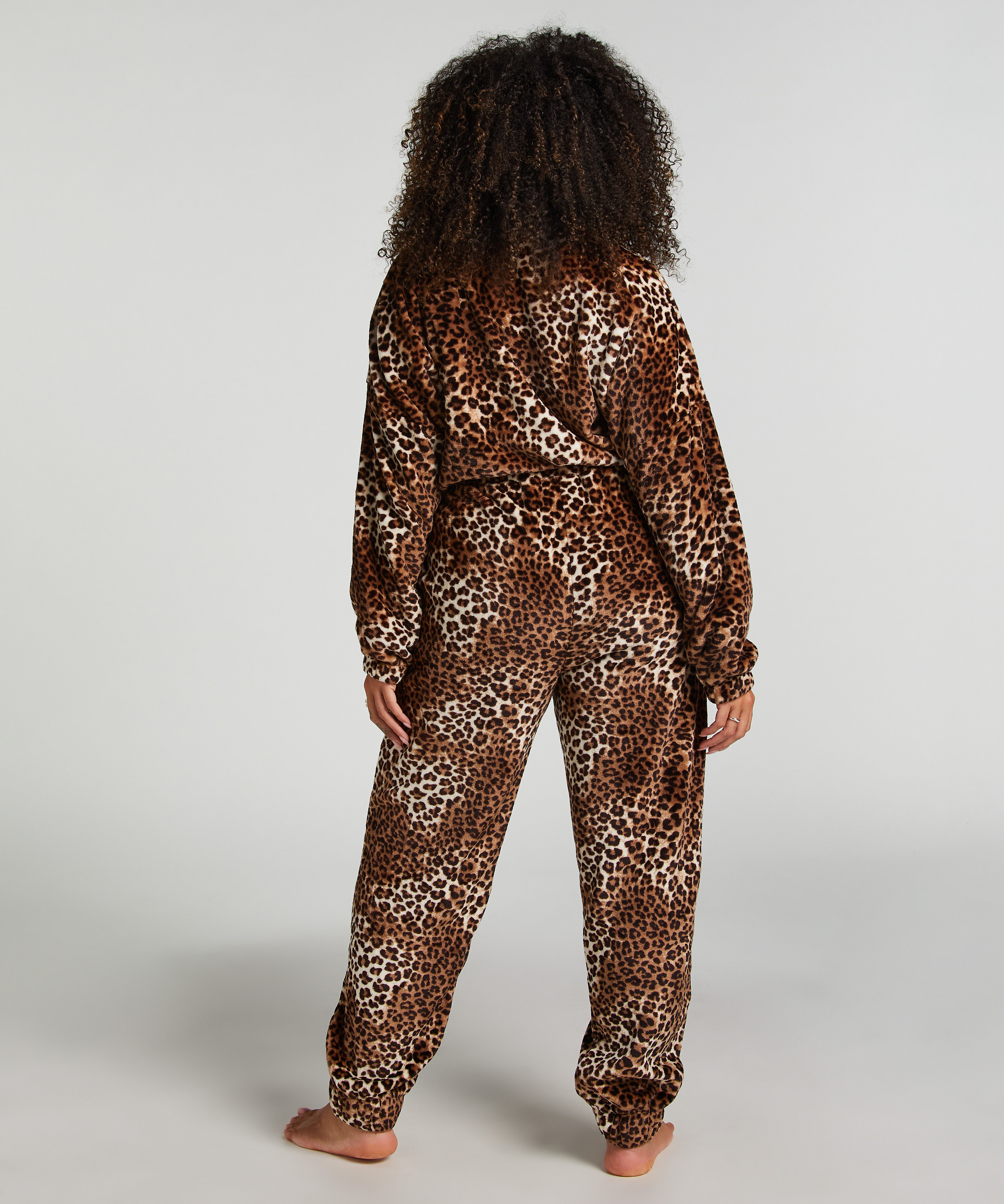 Onesie Flanelle Polaire, Beige, main