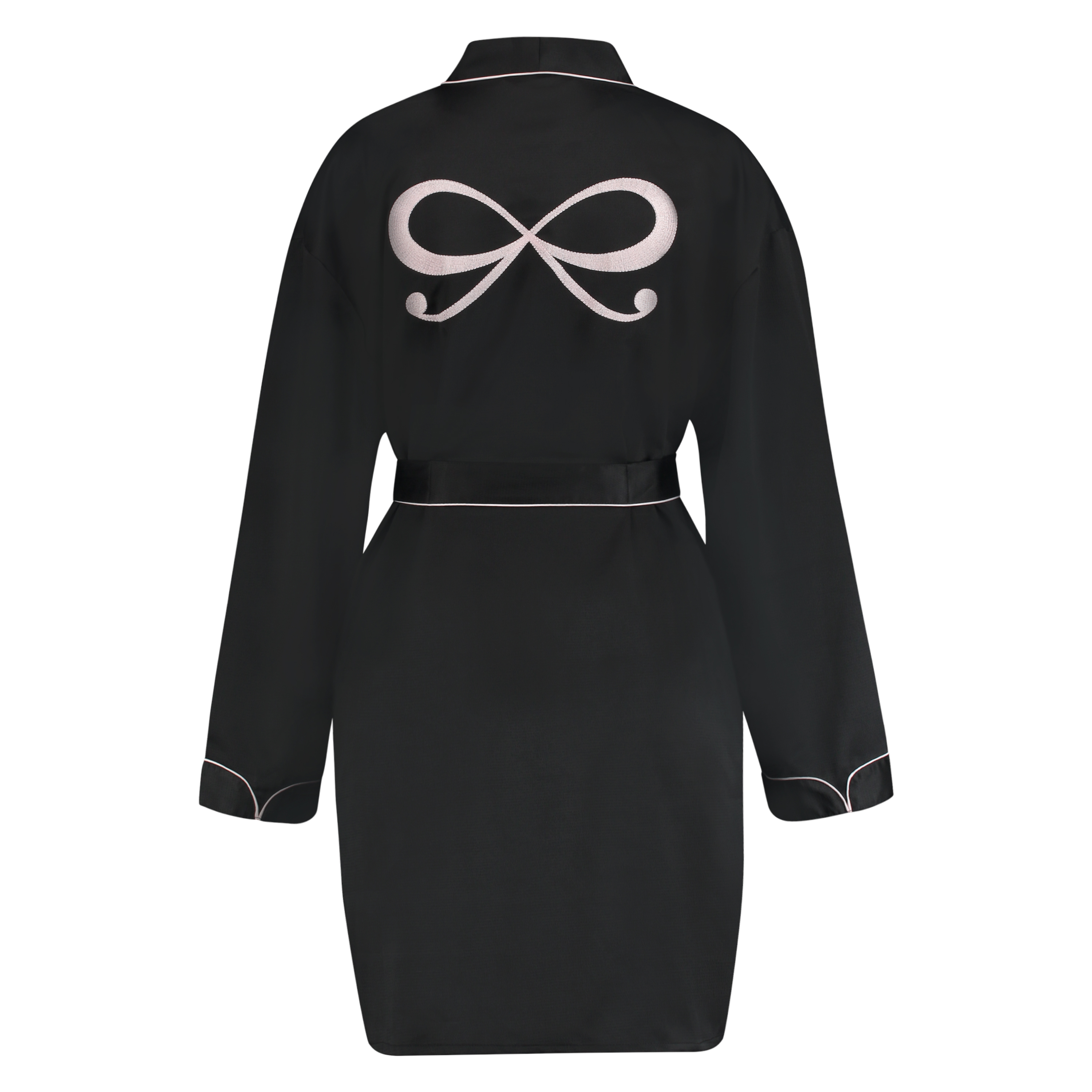 Kimono Satin, Noir, main