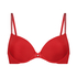Soutien-gorge à armatures préformé Plunge, Rouge