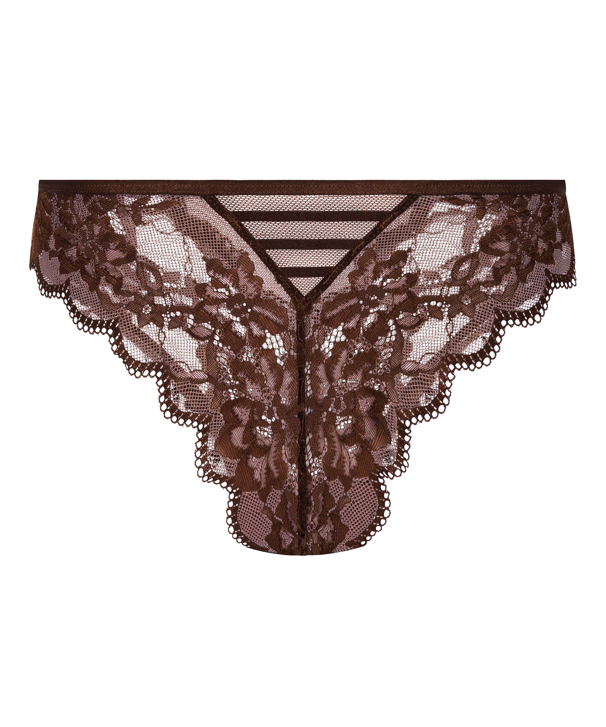 Slip brésilien Lisa, marron, main