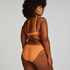 Haut de bikini Lurex Scallop, Orange