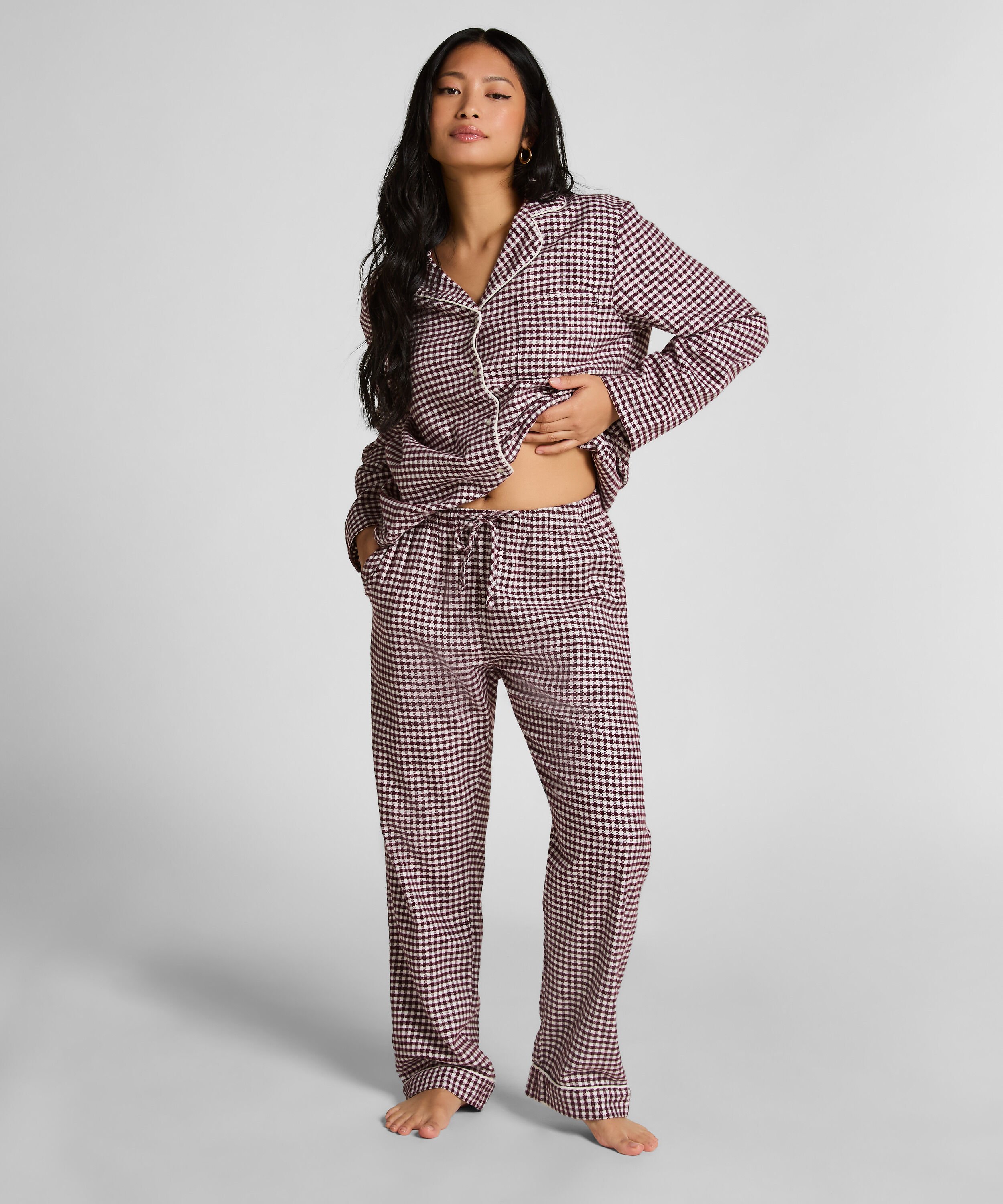 Pantalon de Pyjama Flanel, Violet