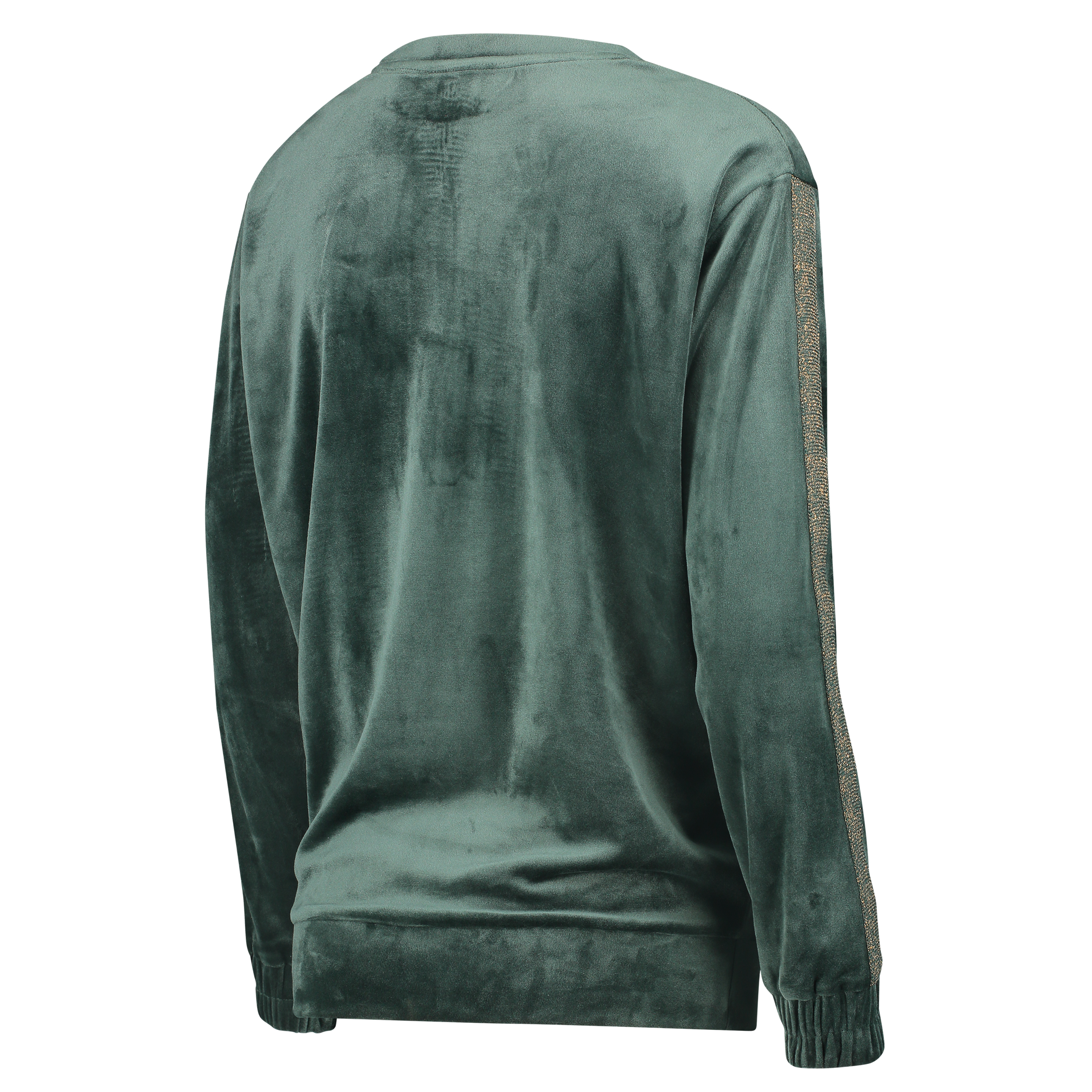 Top de grossesse en velours Shimmer, Vert, main