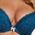 Soutien-gorge à armatures maximiseur préformé Maya, Bleu