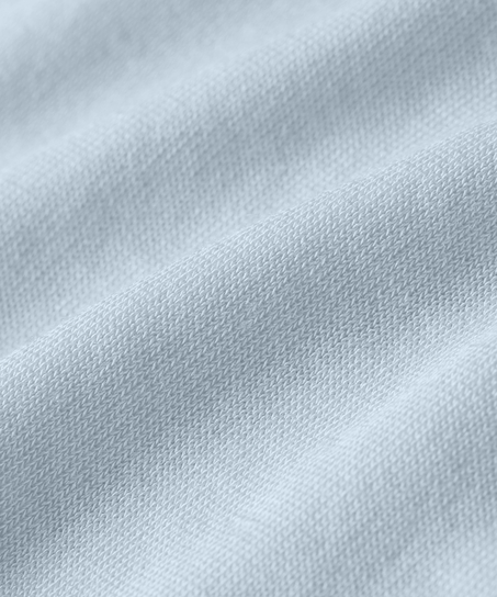 Haut avec cachemire à col bateau super soft, Bleu