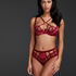 Slip brésilien ouvert Blondie, Rouge
