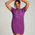 Chemise de nuit col rond, Violet