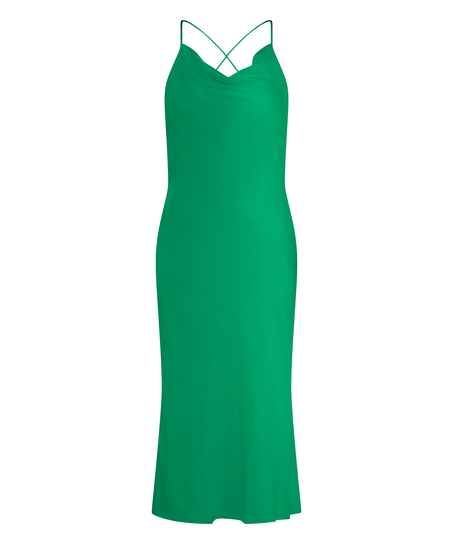Robe midi Satin, Vert