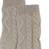 1 paire de chaussettes tricotées, Beige