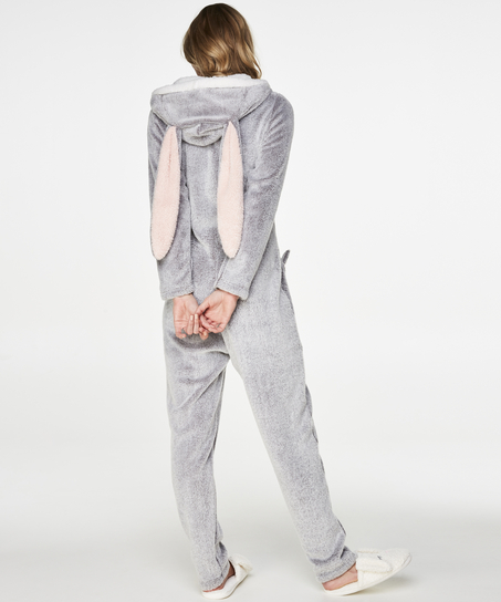 Onesie Fleece Novelty, Gris