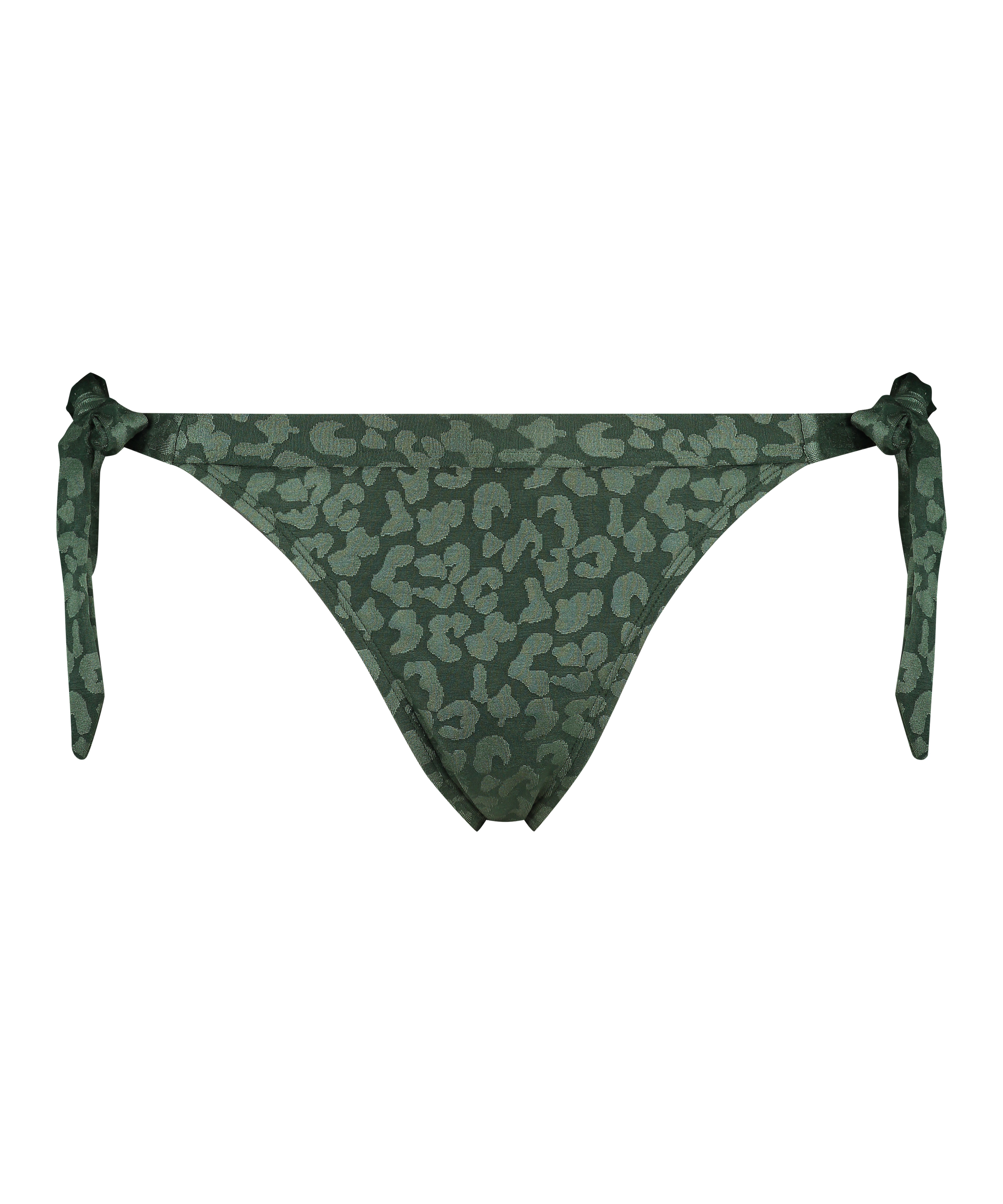 Bas de bikini brésilien Tonal Leo, Vert, main