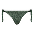 Bas de bikini brésilien Tonal Leo, Vert
