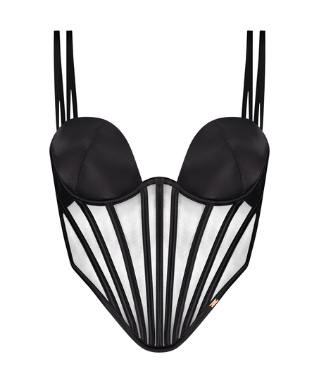 Bustier Paige, Noir