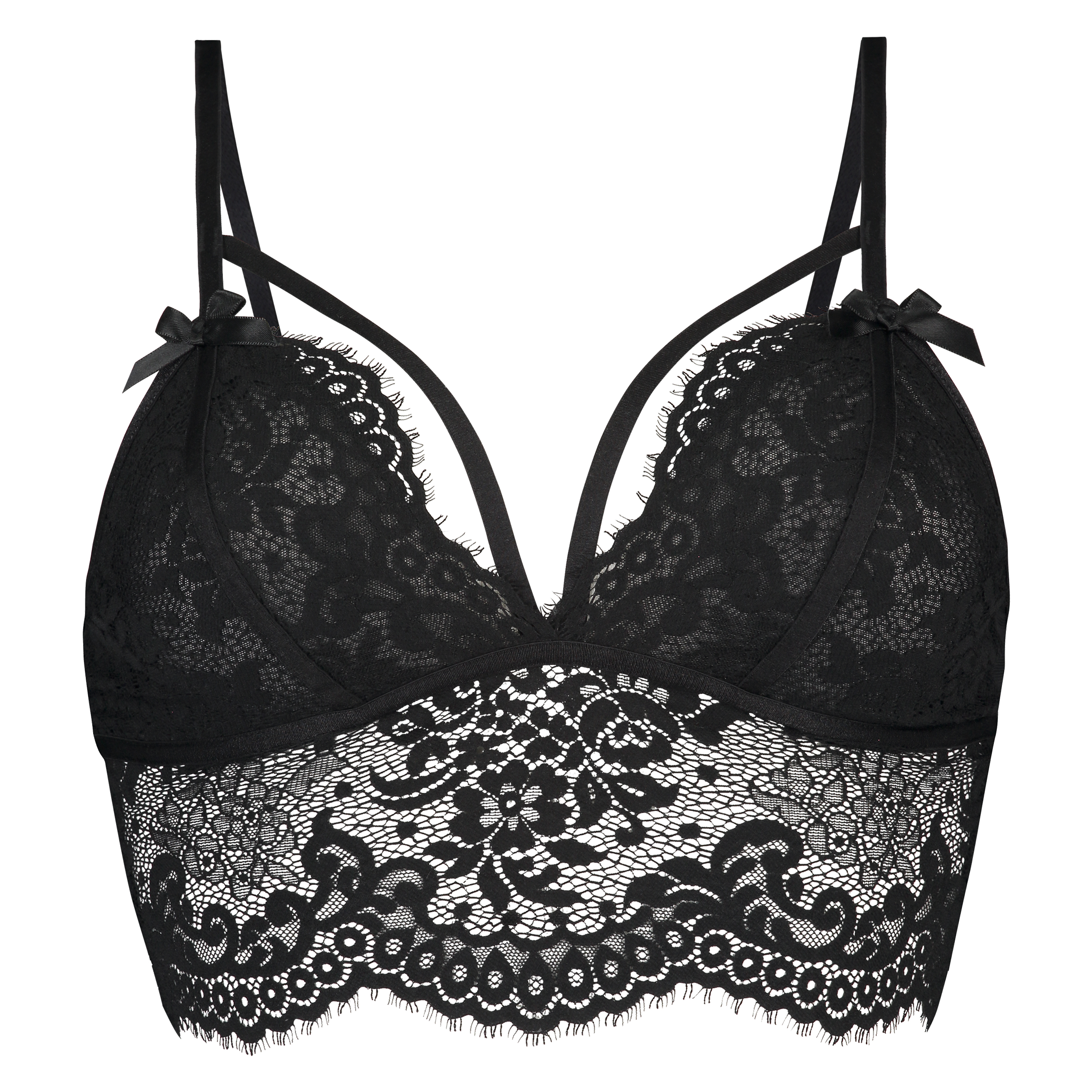 Brassi&egrave;re Longline Donatella, Noir, main