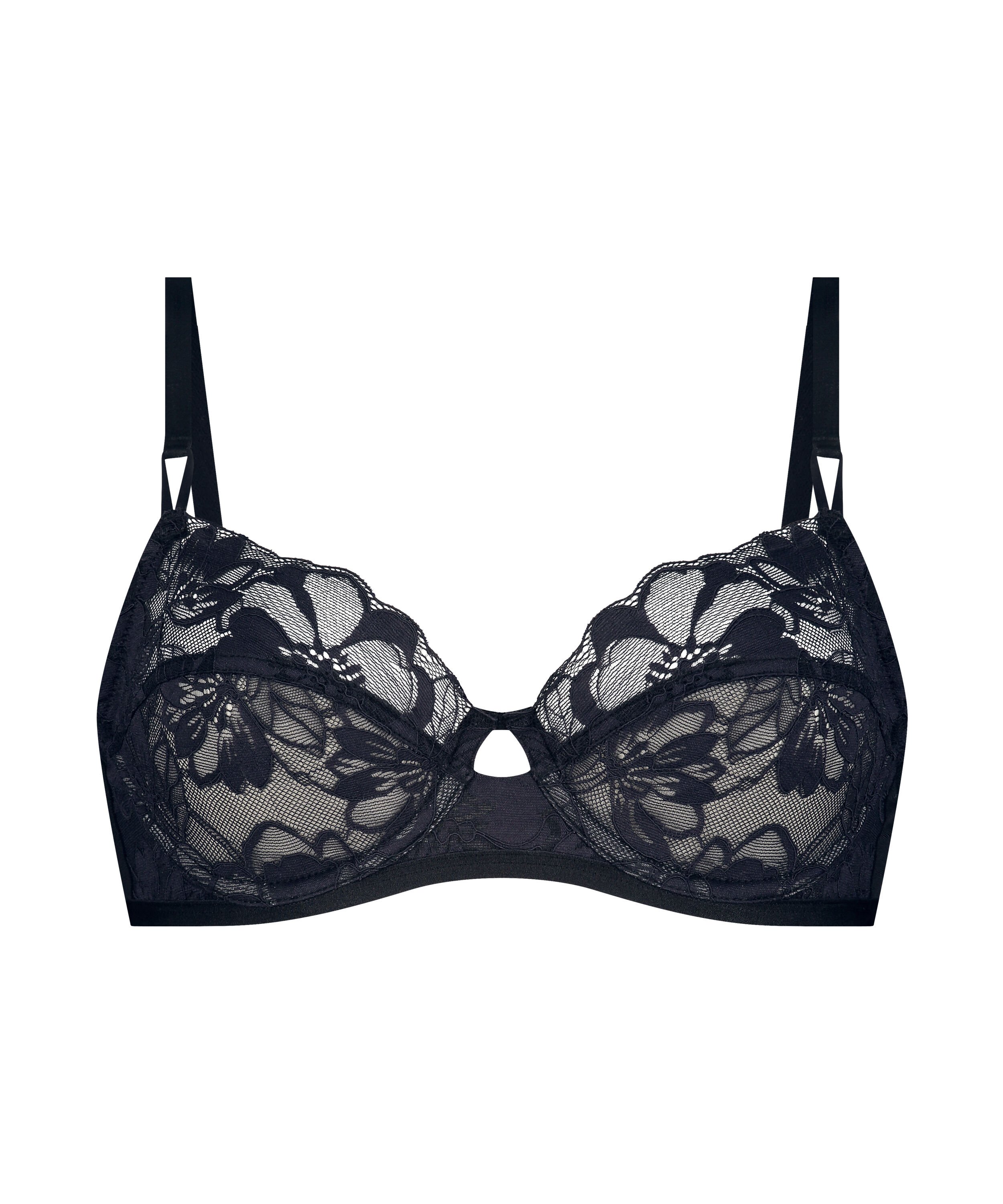 Soutien-gorge &agrave; armatures non-pr&eacute;form&eacute; Sophia, Noir