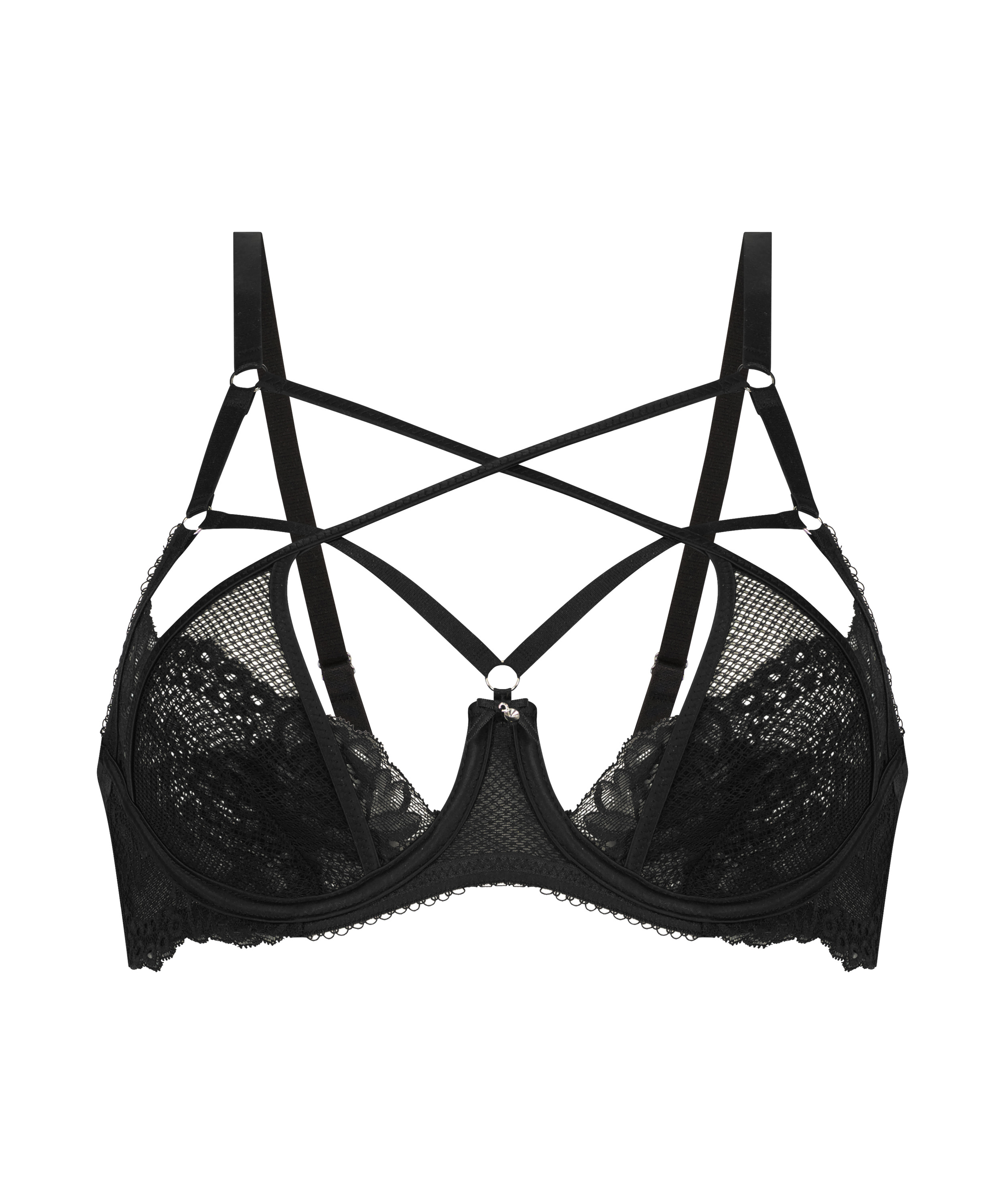 Soutien-gorge à armatures non-préformé Anna, Noir, main