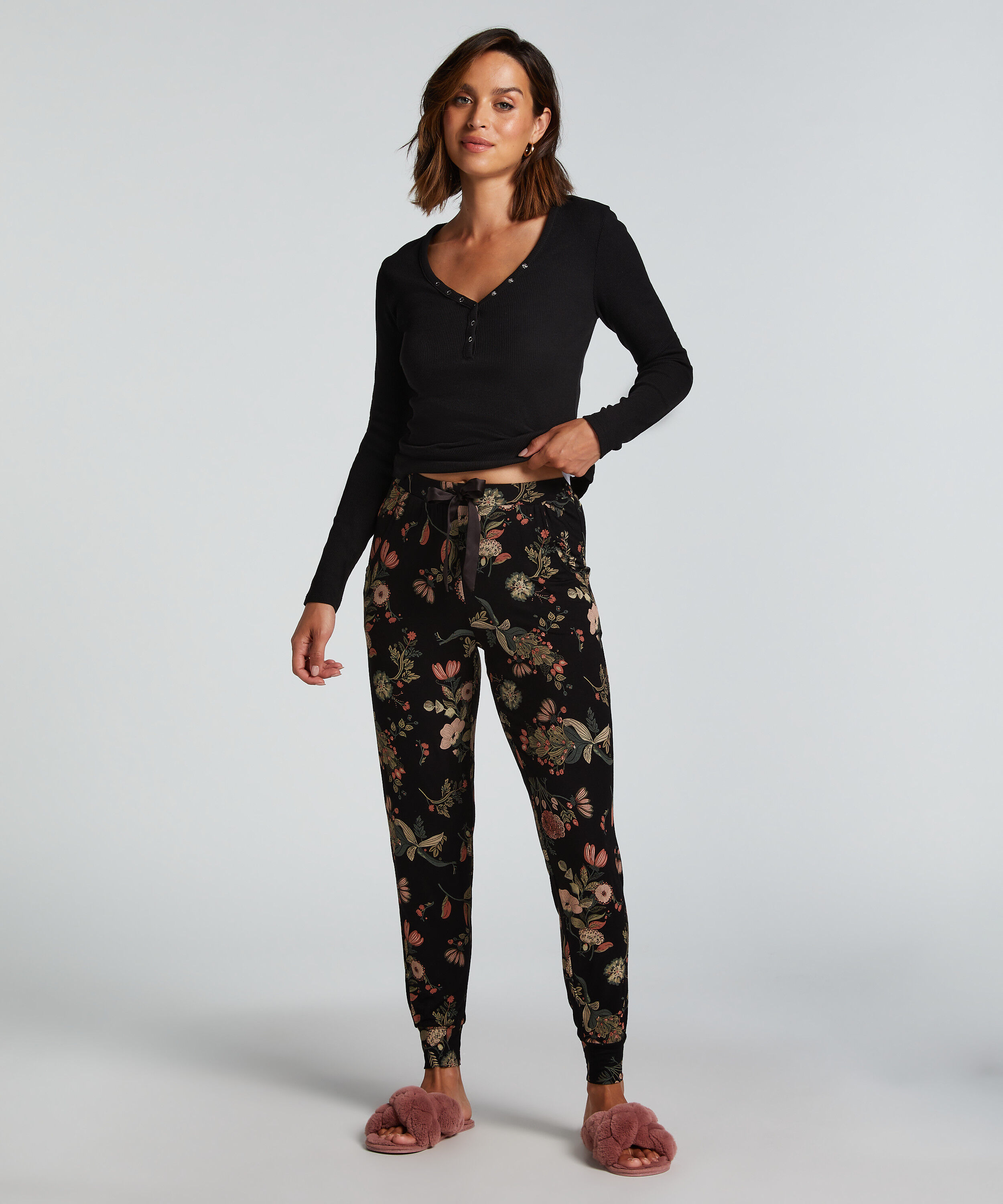 Petite pantalon de pyjama, Noir Petite pantalon de pyjama, Noir