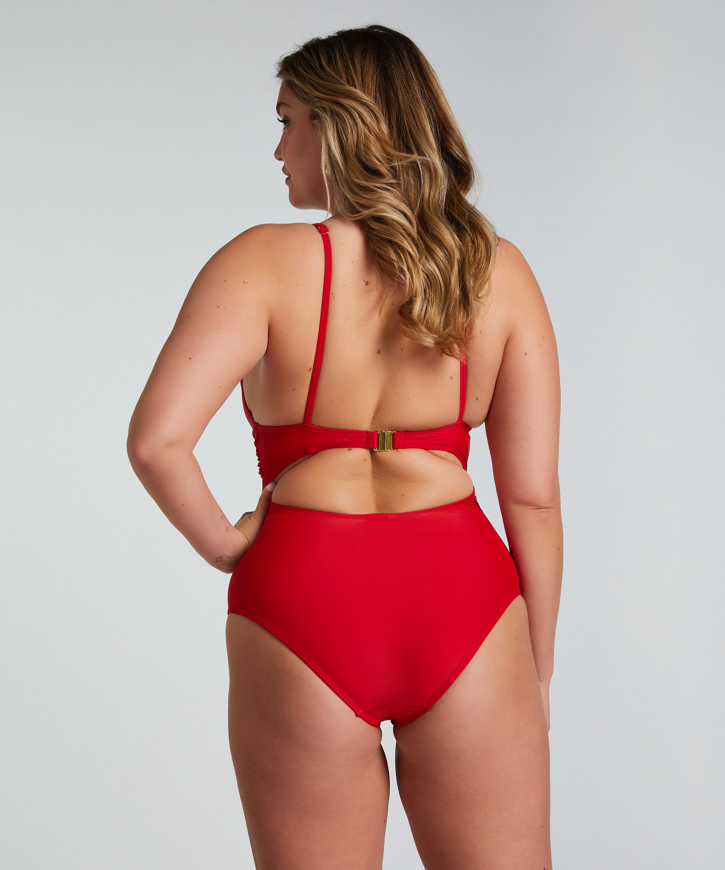 Maillot de bain Shaping Luxe, Rouge, main
