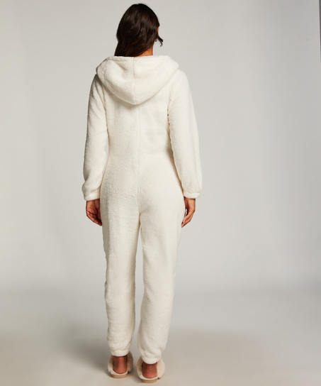 Combinaison Fleece, Blanc