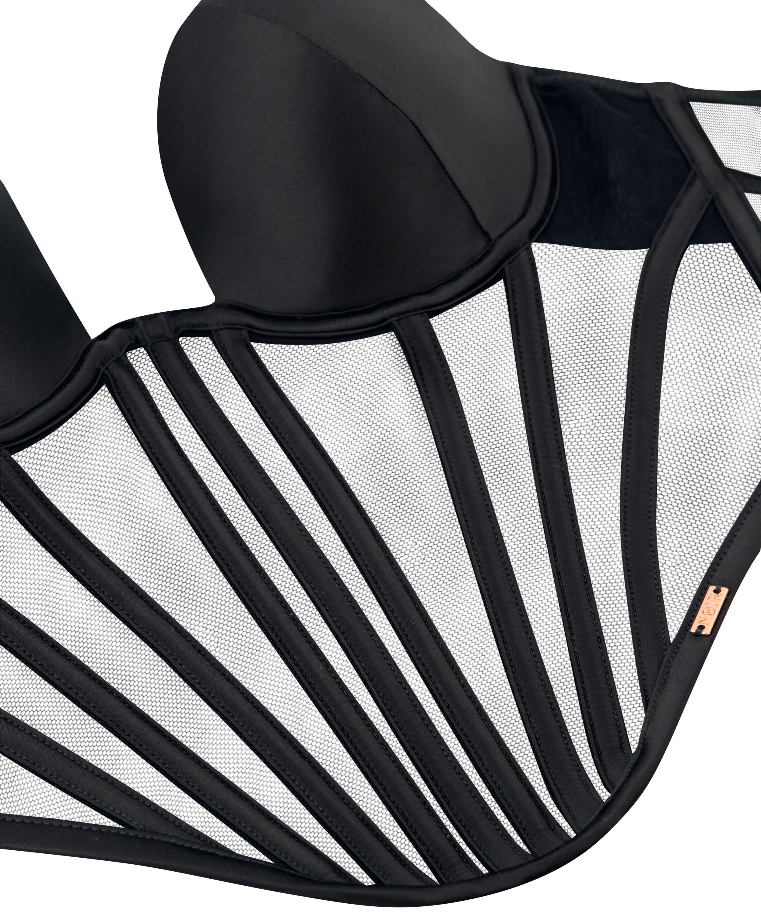 Bustier Paige, Noir, main