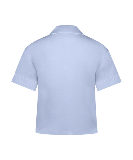 Veste à manches courtes en jersey Essential, Bleu