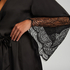 Kimono Lace Satin, Noir