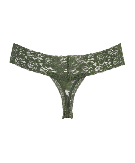 String en V taille extra basse, Vert