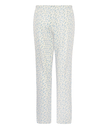 Pantalon de pyjama Florecita, Blanc
