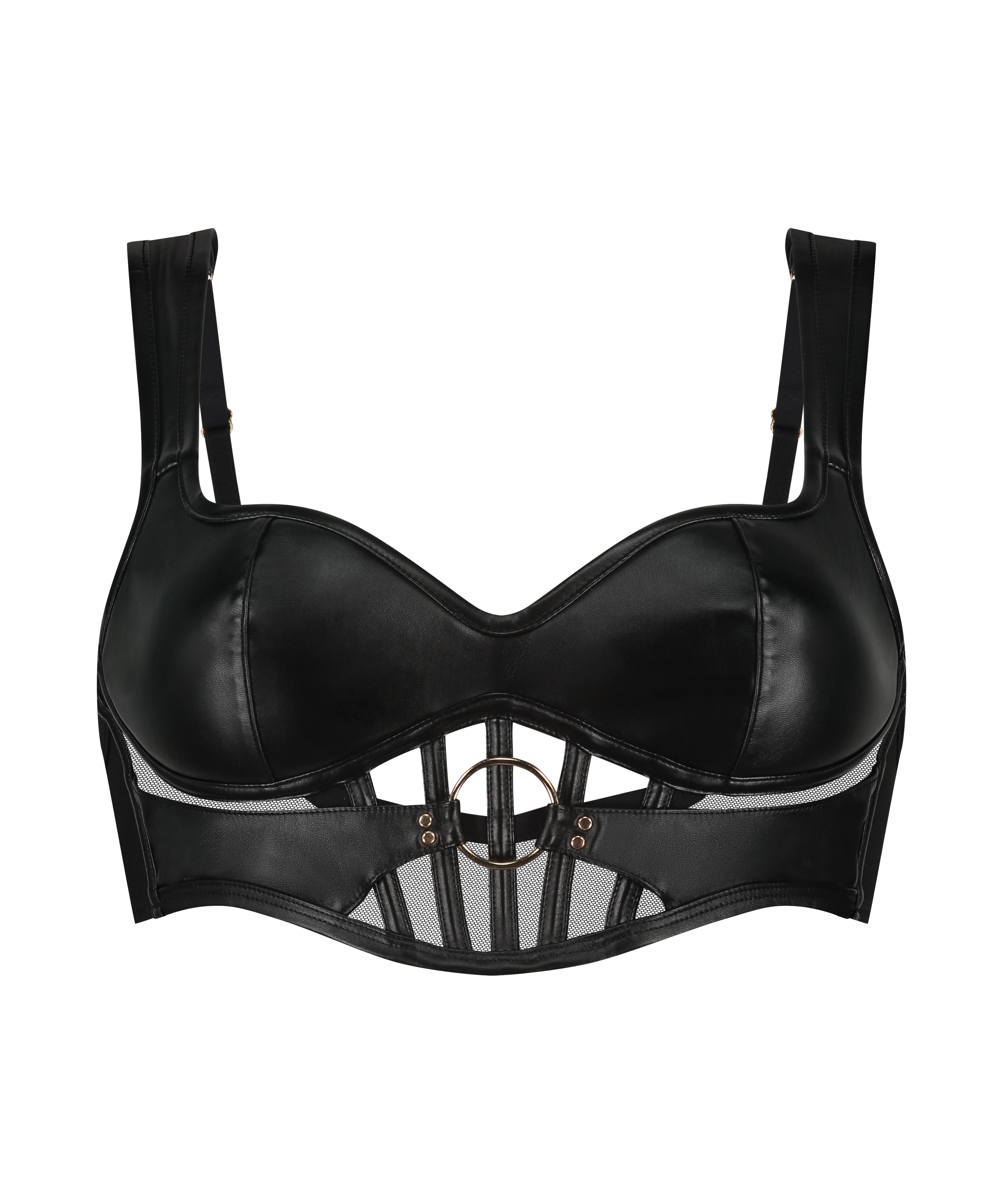 Brassière Faye, Noir, main