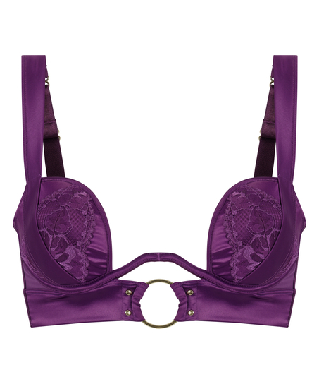 Soutien-gorge à armatures préformé longline Elsa, Violet
