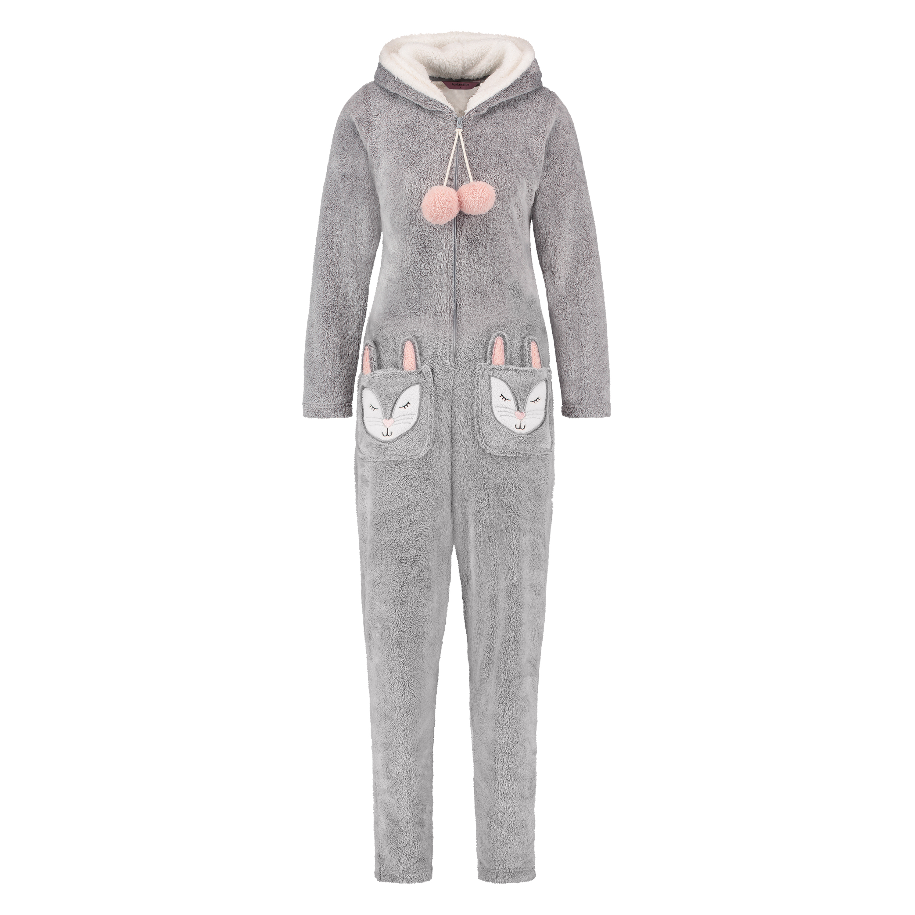 Onesie Fleece Novelty, Gris, main